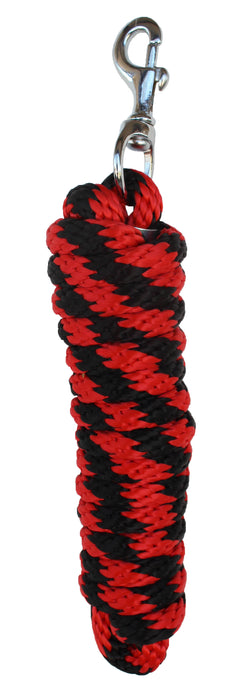 10 ft Horse Nylon Heavy Duty Lead Rope Nickle Plated Brass Hardware 60548-56