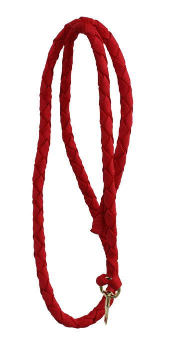 Horse 8' Flat Braided Nylon Web Durable Lead Rope Brass Swivel Bolt Snap 60576-81