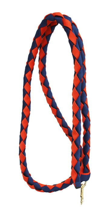 Horse 8' Flat Braided Nylon Web Durable Lead Rope Brass Swivel Bolt Snap 60576-81