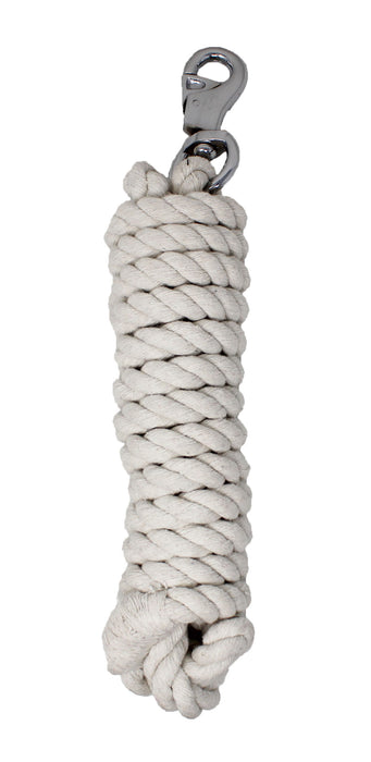 Horse 8' Soft Round Braided Cotton 5/8" Lead Rope with SS Snap 605MI03