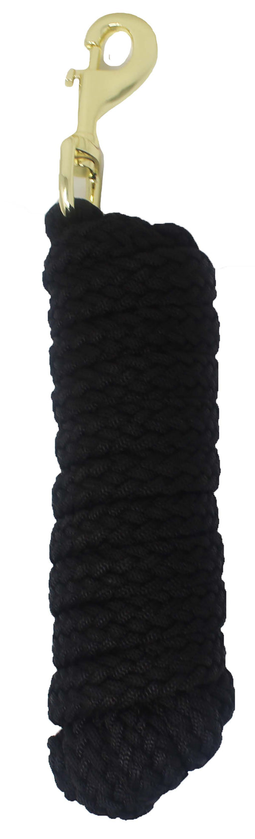 Horse 8' Soft Round Braided Nylon 3/4" Lead Rope with Brass Snap 605SE02