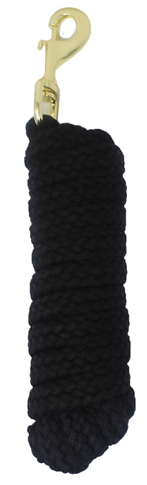 Horse 8' Soft Round Braided Nylon 3/4" Lead Rope with Brass Snap 605SE02