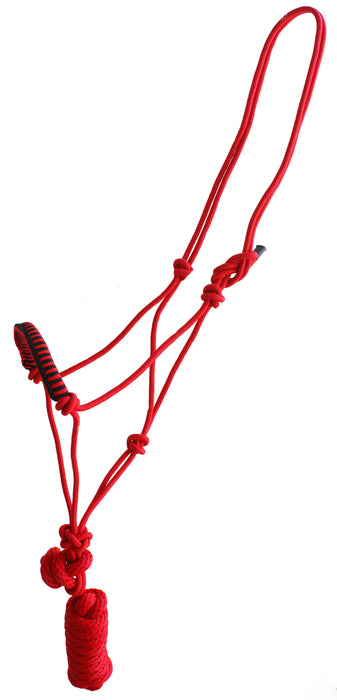 Nylon Nylon Braided Horse HALTER Lead Rope Noseband Tack  606116