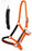 Nylon Horse Tack Nylon Padded Adjustable Halter Rhinestones Lead Rope 606162