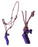 Nylon  Horse Braided Rope Noseband Halter w/ Lead Rope 606EA01