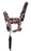 Challenger Wild Safari Fleece Padded Nylon Horse Halter with Lead Rope Average Horse 606RS01