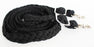 Roping Knotted Horse Tack Western Barrel Reins Nylon Braided 8 Ft. Purple Snaps 60709