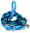Horse Knotted Roping Western Barrel Reins Nylon Braided Rein Turquoise 607133