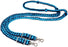 Horse Western Nylon Braided Knotted Roping Barrel Reins Turquoise Navy 60714