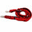 Roping Knotted Horse Tack Western Barrel Reins Rein Nylon Braided 8 Ft. BLACK WH 60703