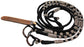 Braided 8 Ft. Rawhide Nylon Romel Rommel Western Horse Reins Popper  60757