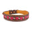 Challenger 100% Cow Leather Floral Embroidered Padded Dog Collar 60BT04