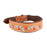 Challenger 100% Cow Leather Floral Embroidered Padded Dog Collar 60BT12