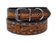 Challenger Leather Heavy Duty Padded Floral Tooled Dog Collar 60FK35