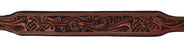 Oak Leaf Tooled Padded Leather Beaded Dog Puppy 60RSTooled