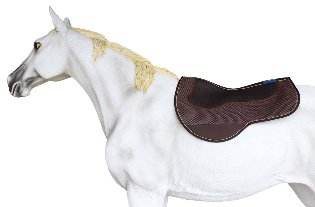 Horse Western Endurance Barrel Gel Tack Anti-Slip Neoprene Saddle Pad 6402BR
