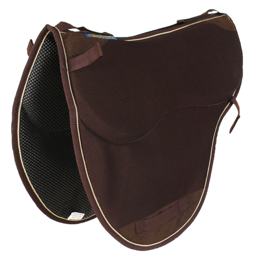 Horse  English Endurance Treeless Non-Slip Neoprene Saddle Pad Brown 6405BR