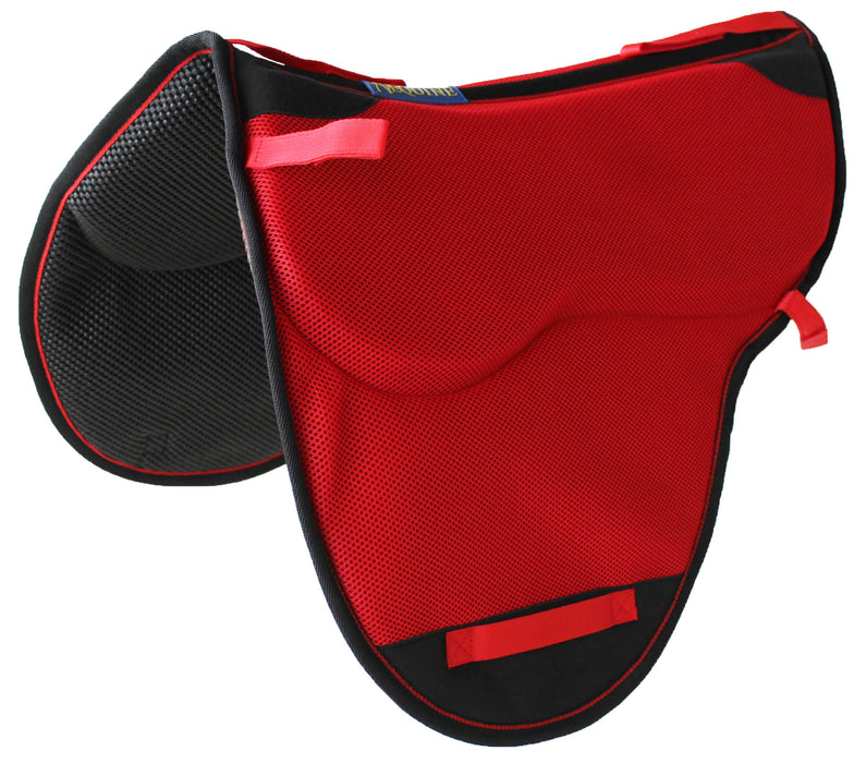 Horse English Western Endurance Treeless Non-Slip Neoprene Saddle Pad Red 6405RD