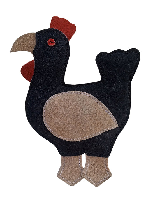 Challenger Suede Leather Soft Stuffed Dog Toy 64RS