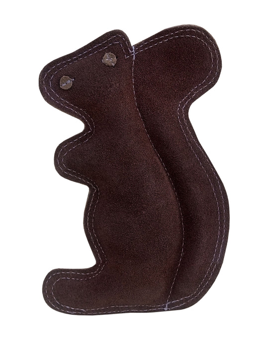 Challenger Suede Leather Soft Stuffed Dog Toy 64RS