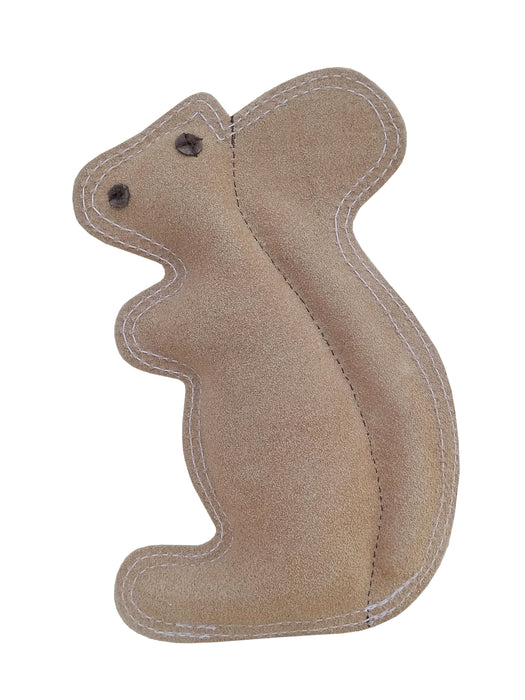 Challenger Suede Leather Soft Stuffed Dog Toy 64RS