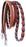 Horse Western Amish Leather Laced Barrel Contest Reins 6686v