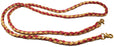Horse Western Round Braided Leather Roper Reins Brass 66Single