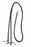 Horse Western 8ft Brown Show Split Leather Reins 66RT22