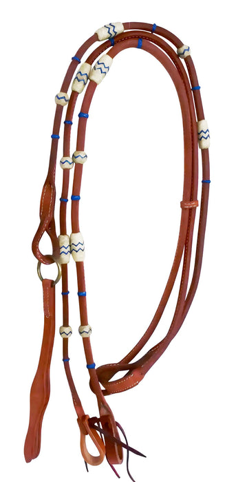 Challenger USA Horse Western Tack Leather Rawhide Romal Reins 66RT36