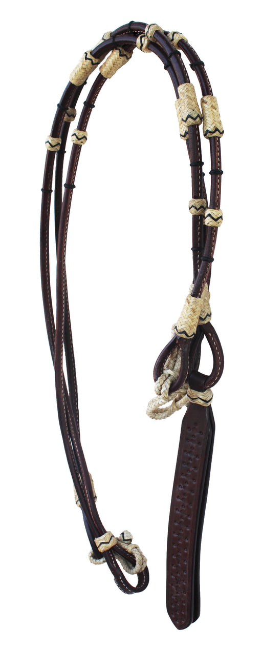 Horse Western Tack Leather Rawhide Romel Romal Reins 66RT43