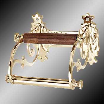 Home Decor Toilet Paper Holder Antique Solid Brass Victorian Tissue Holder 6723