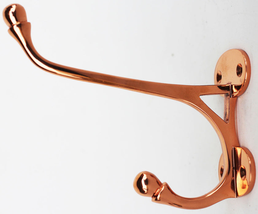 Home Decor 5" Brass Multi-Purpose Wall Mounted Double Hook 6780
