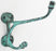 Home Decor 5" Brass Multi-Purpose Wall Mounted Double Hook 6780