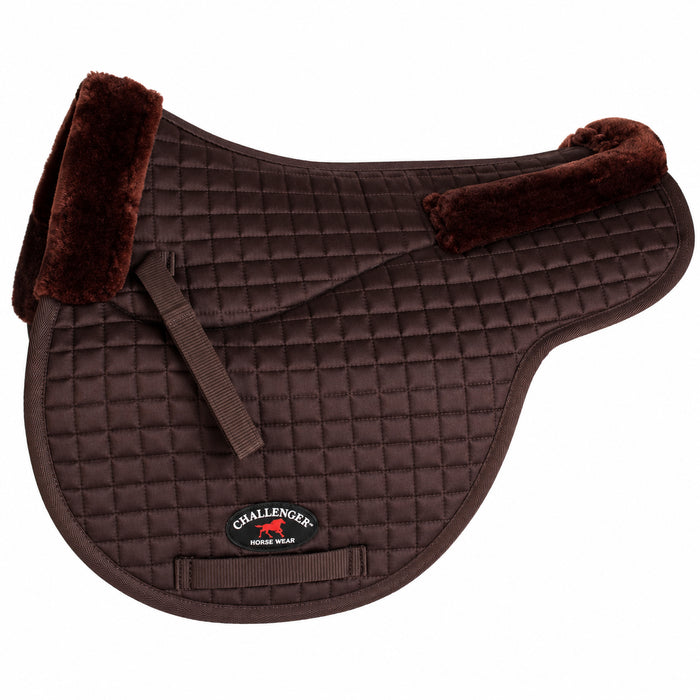Horse Quilted ENGLISH SADDLE PAD Trail Contour Fleece Lined 72102-112