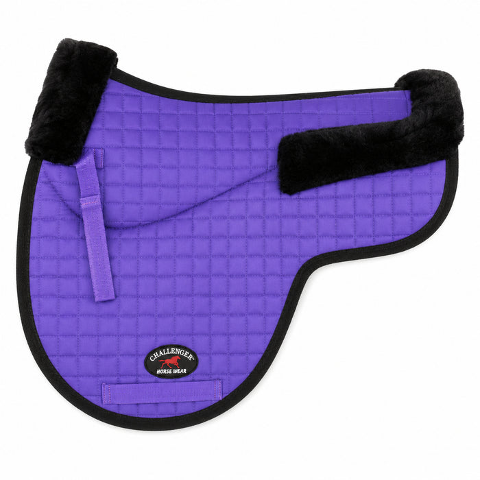 Horse Quilted ENGLISH SADDLE PAD Trail Contour Fleece Lined 72102-112