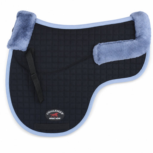 Horse Quilted ENGLISH SADDLE PAD Trail Contour Fleece Lined 72102-112