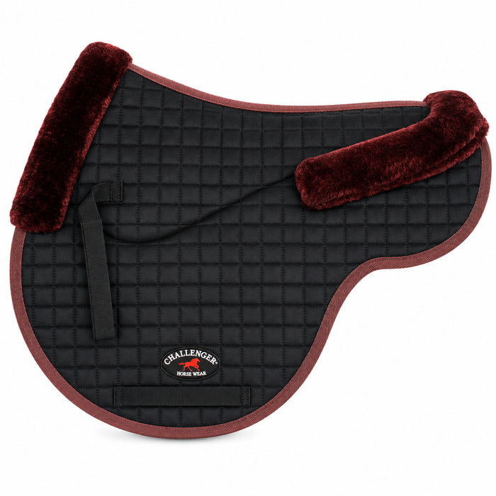 Horse Quilted ENGLISH SADDLE PAD Trail Contour Fleece Lined 72102-112