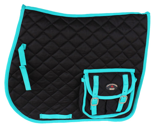 Horse Quilted ENGLISH SADDLE PAD Trail Pockets 72113-116