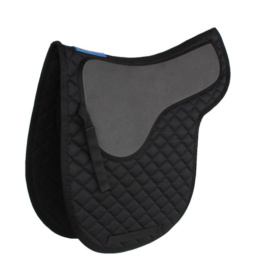 Horse Saddle Pad English Cotton Quilted Contoured Shock Absorbing Gel 72141