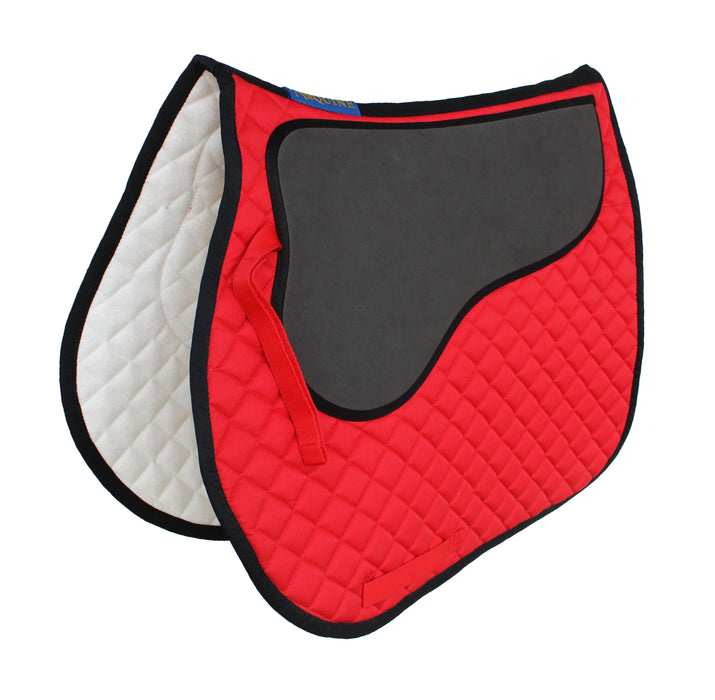 Horse 23" x 20" English All-Purpose Contoured Quilted Trail Saddle Pad 72143