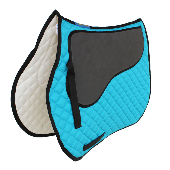 Horse 23" x 20" English All-Purpose Contoured Quilted Trail Saddle Pad 72143
