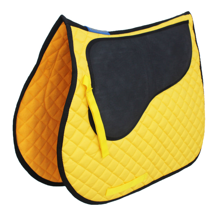 Horse 23" x 20" English All-Purpose Contoured Quilted Trail Saddle Pad 72143