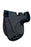 Horse Contoured Fleece Lined Quilted English Saddle Pad Black 72153