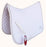 Horse Quilted ENGLISH All-Purpose Saddle Pad White 7265