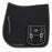 Horse English Black All-Purpose Trail Saddle Quilted Pad w/ Pockets 7269