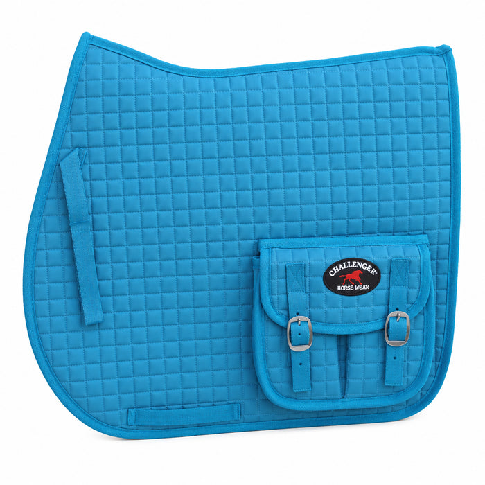 Horse Quilted ENGLISH SADDLE PAD Trail Aussie Australian Dressage Pockets 7281