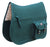 Horse English Quilted Fleece All-Purpose Saddle Pad with Pockets Green 7290