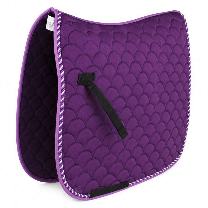 Horse English Quilted Contoured Dressage Trail Saddle Pad 7295