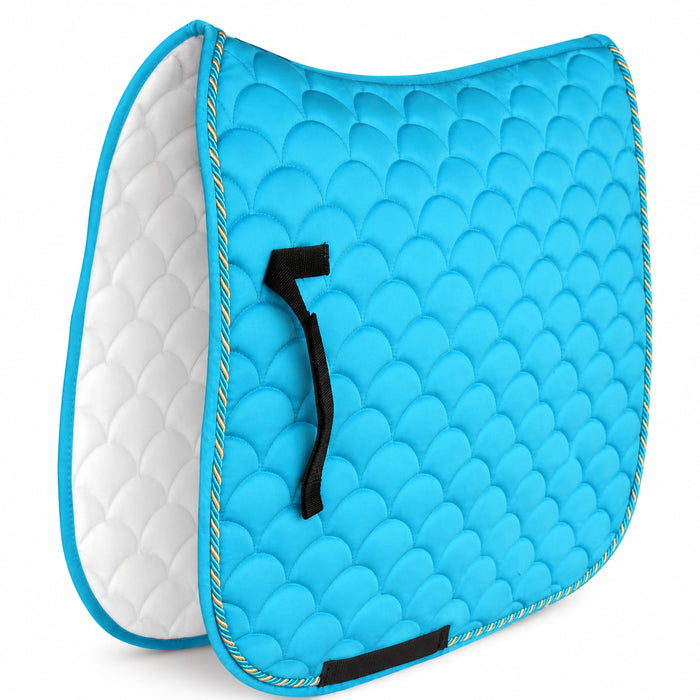 Horse English Quilted Contoured Dressage Trail Saddle Pad 7295