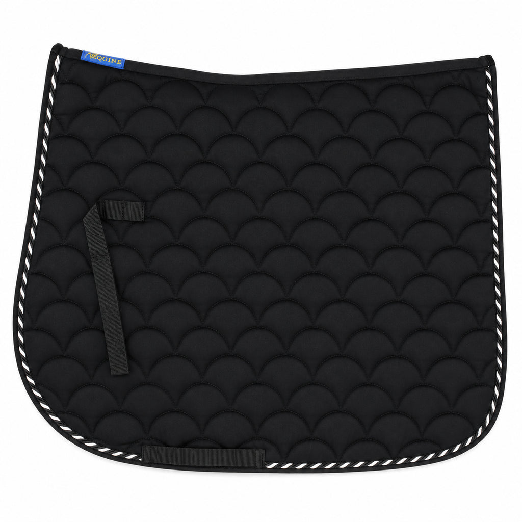 Challenger English Sattelpad – Gesteppt, Konturiert, Allzweck, 58.4x55.9 Cm, Braun